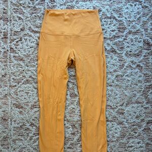 Bright Orange Lululemon Align Leggings